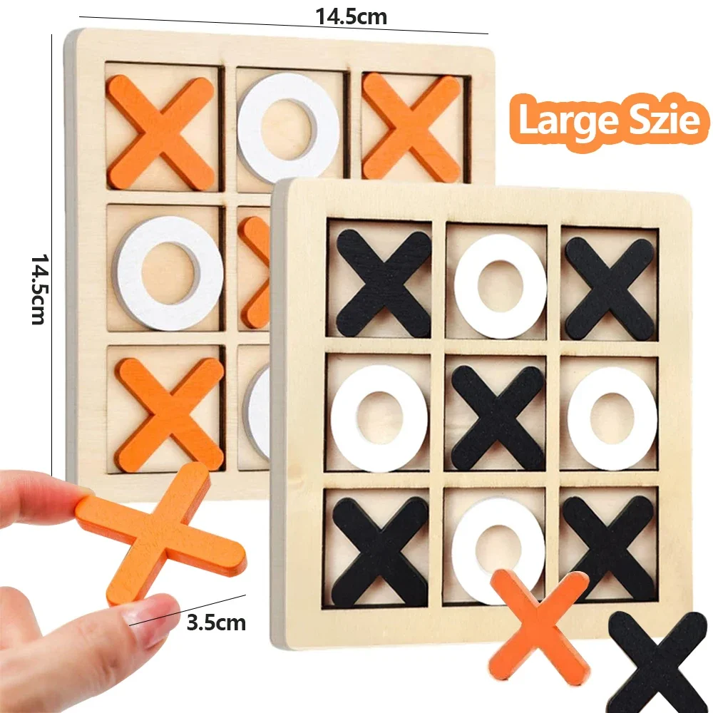 Board Game Word - Drewniana gra XO Tic Tac Toe