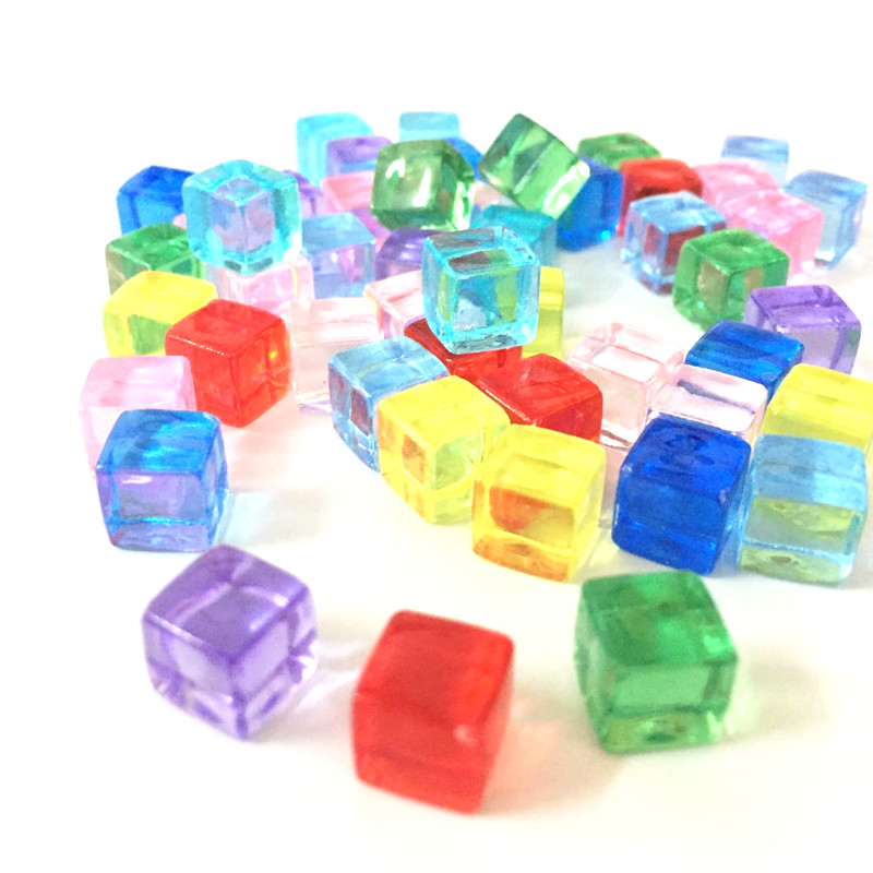 Board Game Bang - 50 sztuk/zestaw 13 kolorów 8mm przezroczysty