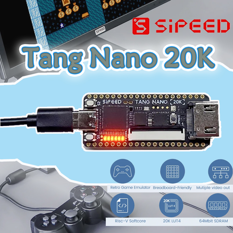 Board Game Film - Nowa płytka FPGA Sipeed Tang Nano