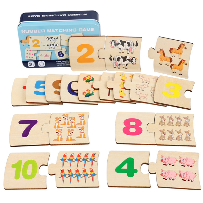 Board Game Idea - Drewniane puzzle dla dzieci z motywem