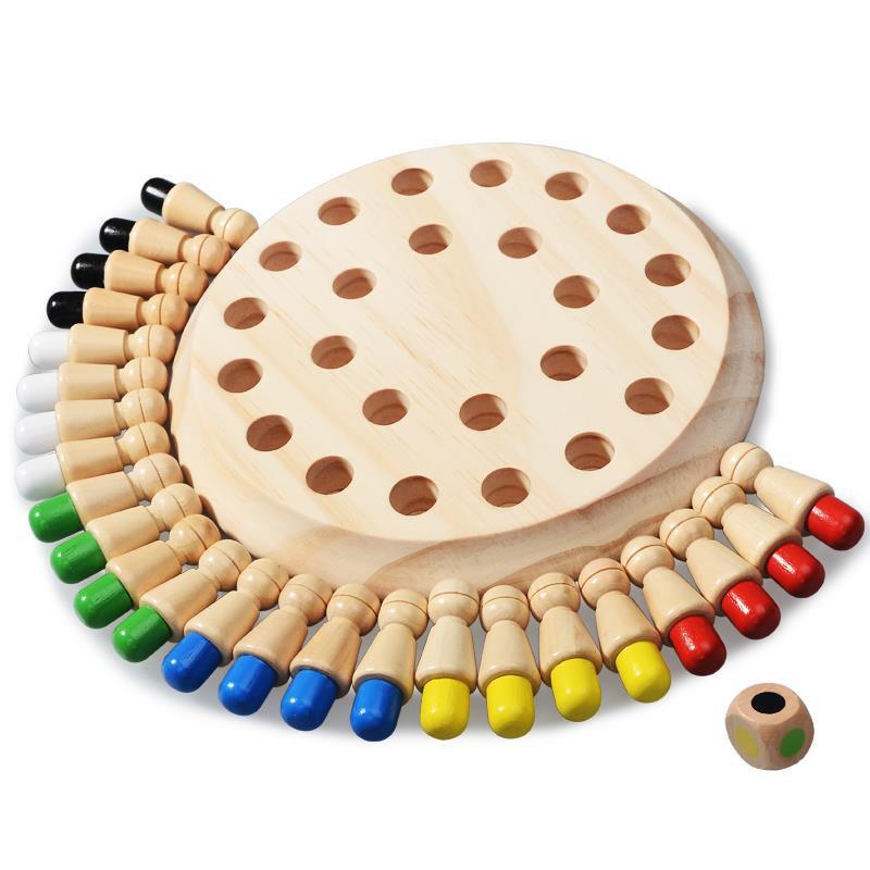Board Game Word - Drewniane puzzle zabawki Montessori edukacyjne nauka