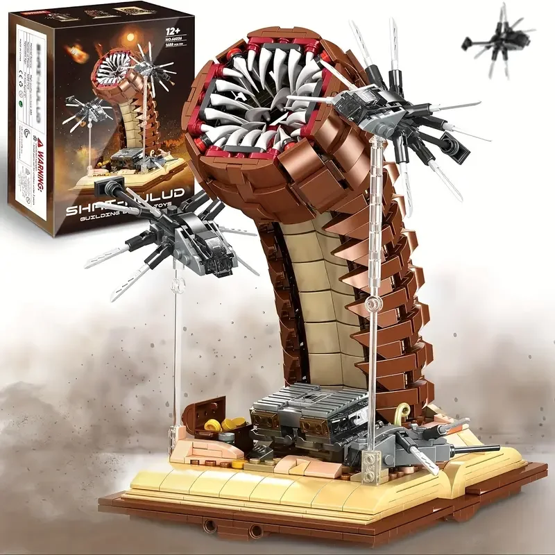 Board Game Dune - 1688 sztuk MOC film wydma Sandworm