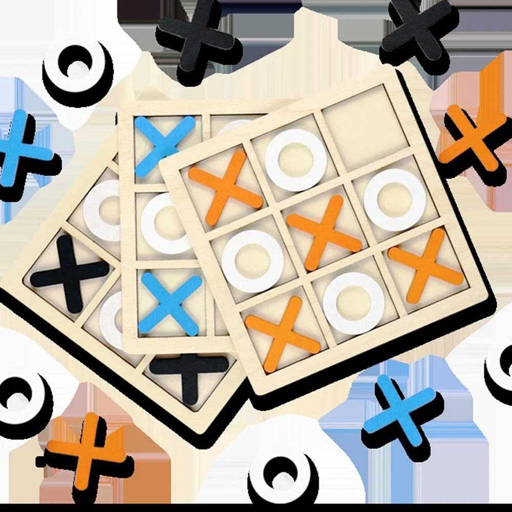 Drewniana gra XO Tic Tac Toe M – Board Game Word recenzja i cena
