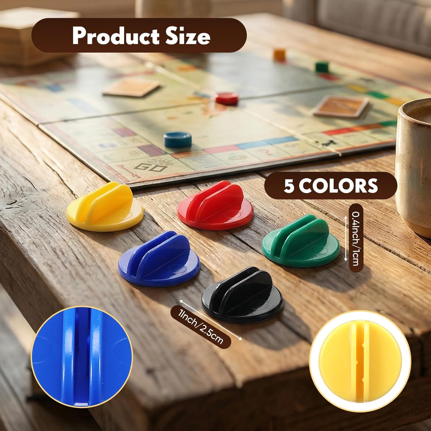 20/50 szt. Wielokolorowe Mini  – Board Game List recenzja i cena