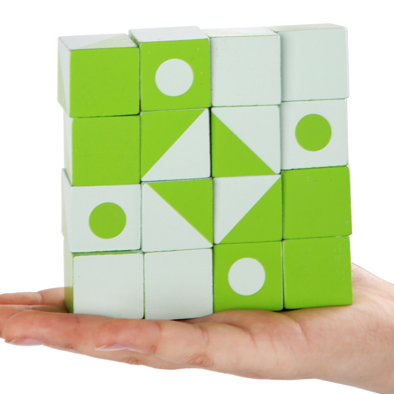 Drewniane puzzle 3D gra kształ – Board Game Idea recenzja i cena