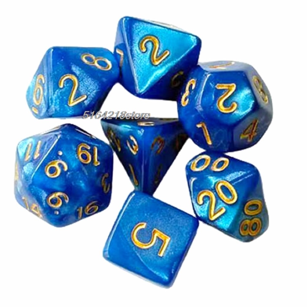 Zestaw 7 kostek do gier plansz – Board Game Impostor recenzja i cena